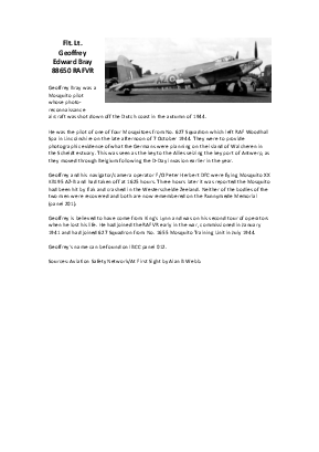 A preview of a PDF biography for Bray, Geoffrey Edward